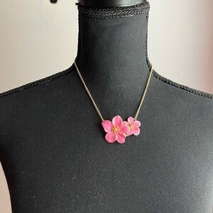 Pink Floral Necklace